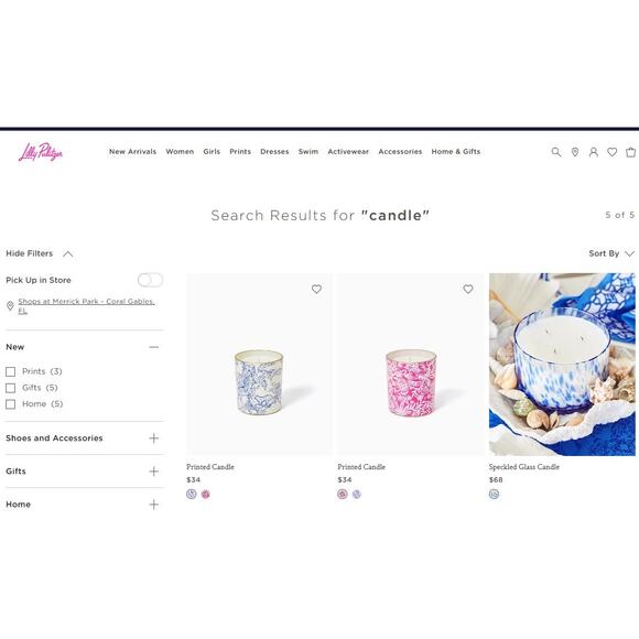 NEW Lilly Pulitzer Printed Scented Candle Onyx Paradise Glow accessor 8 oz - Picture 6 of 6